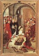 BERRUGUETE, Pedro Scenes from the Life of Saint Dominic:The Burning of the Books china oil painting artist